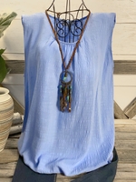 Plain Boho Tanks & Camis - Noracora