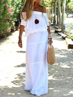 Plain Casual Maxi