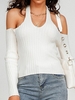 Plain Spring/Fall Urban Halter Commuting Regular Fit Wool/Knitting Regular Regular Sweaters for Women