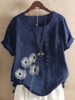 Plants Casual T-Shirts - Noracora