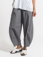 Pockets Casual Linen & Cotton Bottoms - Noracora