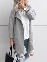 Pockets Long Sleeve Cardigans