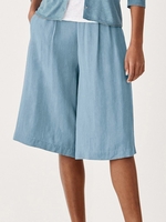 Pockets Solid Cotton-Blend Bottoms