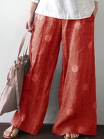 Polka Dots Vintage Linen & Cotton Bottoms