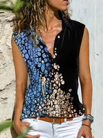 Polyester Fibre Polka Dots Casual Blouses