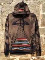 Printed Hoodie Cotton-Blend Men-Hoodies - Noracora