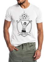 Printed Letter Cotton Men-T-Shirts - Noracora