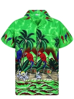 Printed Plants Beach Men-Tops >>Men-Shirts - Noracora