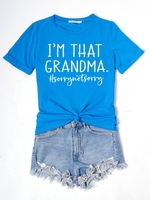 Printed Short Sleeve T-Shirts - Noracora