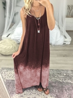 Round Neck Causal Dresses