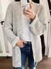 Shift Acrylic Casual Long Sleeve Cardigans - Noracora