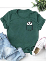 Shift Casual Cotton-Blend Short Sleeve T-Shirts - Noracora