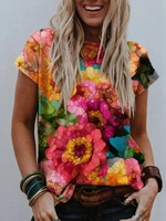 Shift Casual Crew Neck T-Shirts - Noracora