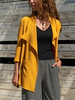 Shift Casual Shawl Neck Cardigans - Noracora