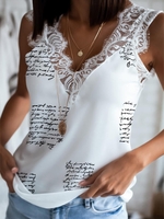 Shift Casual Sleeveless Fringed Tanks & Camis - Noracora