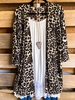 Shift Cotton-Blend Casual Leopard Outerwear - Noracora