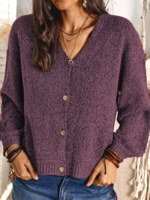 Shift Long Sleeve Knitted Cardigans - Noracora
