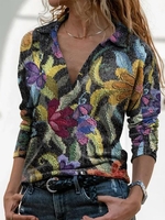 Shirt Collar Casual Outerwear - Noracora