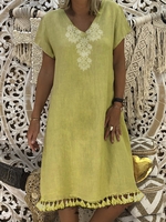 Short Sleeve Casual Causal Dresses