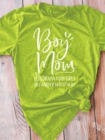 Short Sleeve Printed Holiday Auto-Clearance - Noracora