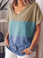 Short Sleeve Vintage Causal Tops
