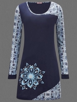 Simple Printed Floral Dresses - Noracora