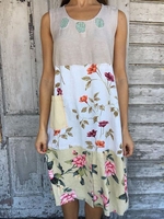 Sleeveless Casual Floral Causal Dresses