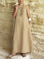 Sleeveless Casual Maxi Dresses