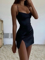 Sleeveless Casual Slit Dresses - Noracora