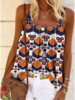 Sleeveless Vintage Geometric Tanks & Camis - Noracora