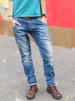 Slim Fit Denim Solid Denim&jeans