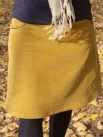 Solid Casual Cotton Skirts - Noracora