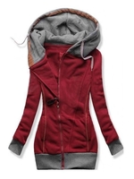 Solid Casual Long Sleeve Outerwear - Noracora