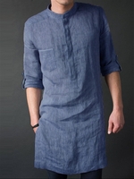 Solid Casual Men-Shirts - Noracora