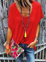 Solid Short Sleeve T-Shirts