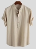 Stand Collar Men-Shirts - Noracora
