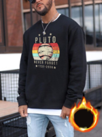 Starry Sky Printed Crew Neck Men-Shirts - Noracora