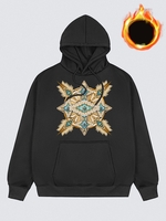 Statement Cotton-Blend Printed Men-Hoodies - Noracora