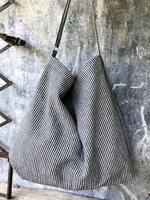 Stripe Linen Casual Bags - Noracora