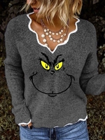 Striped Cotton-Blend Long Sleeve Hoodies & Sweatshirts - Noracora