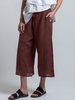 Striped Pockets Cotton Linen & Cotton Bottoms - Noracora