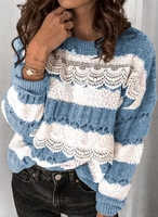 Stripes Casual Sweaters - Noracora