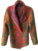 Tribal Vintage Shawl Collar Outerwear - Noracora