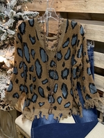 V Neck Casual Cotton-Blend Sweatshirts &pullover - Noracora