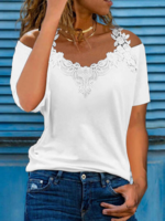 V Neck Casual Fit T-Shirts