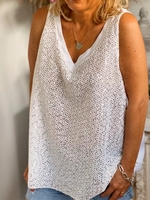 V Neck Casual T-Shirts - Noracora