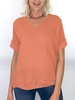 V Neck Linen Casual Tops