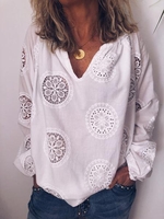 V Neck Long Sleeve Aaa