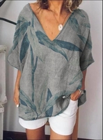 V Neck Short Sleeve T-Shirts