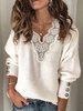 V Neck Sweaters - Noracora